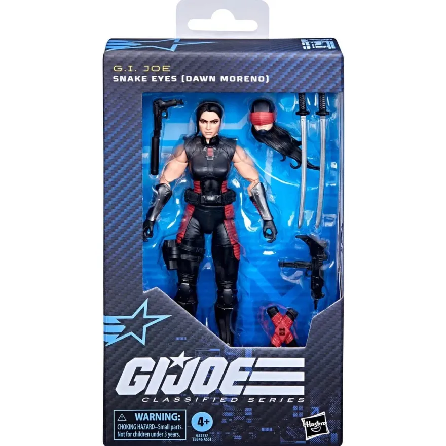 G.I. Joe Classified Series #197 Snake Eyes (Dawn Moreno) 6-Inch Actionfigur