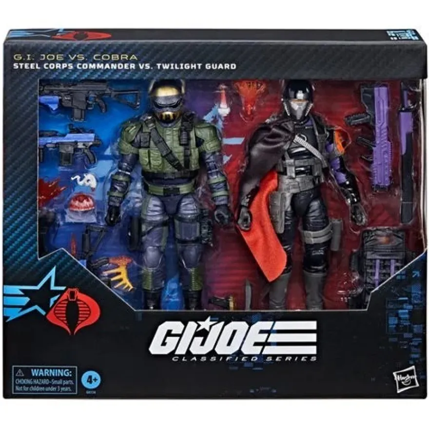 G.I. Joe Classified Series Steel Corps Commander Vs. Twilight Guard Actionfiguren