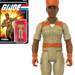 G.I. Joe ReAction Actionfigur Female Combat Engineer Bun Hair (Brown)