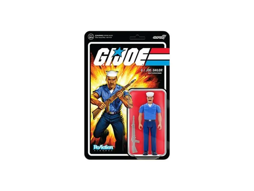 G.I. Joe ReAction Actionfigur Sailor with Mustache (Tan)