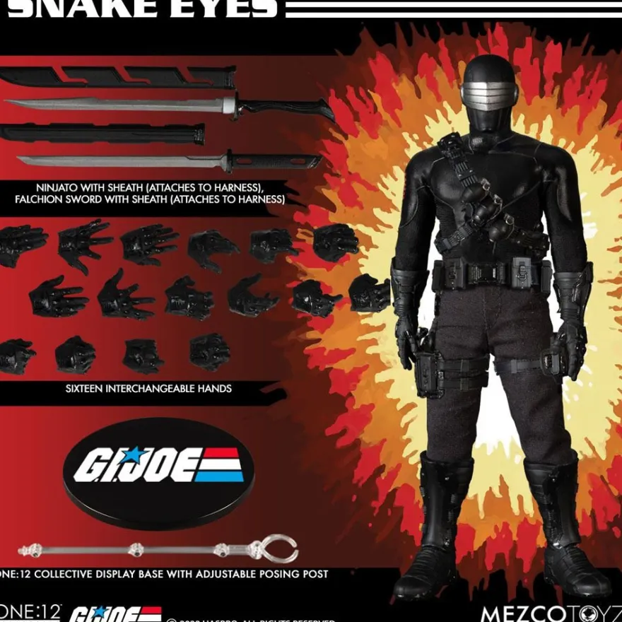 G.I. Joe ´The One:12 Collective´ Actionfigur 1/12 Snake Eyes (Deluxe Edition)