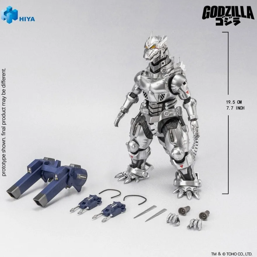 Godzilla Against Mechagodzilla (2002) Exquisite Basic Series Actionfigur Mechagodzilla MFS-3 20 cm