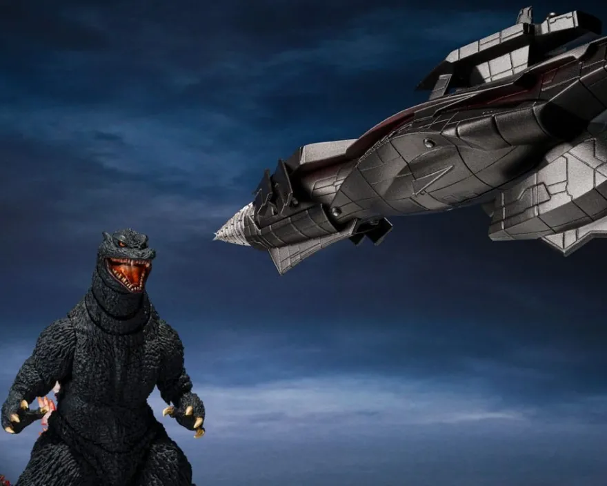 Godzilla: Final Wars S.H.MonsterArts Actionfigur Godzilla Heat Ray Ver. vs. New Gotengo 16 cm