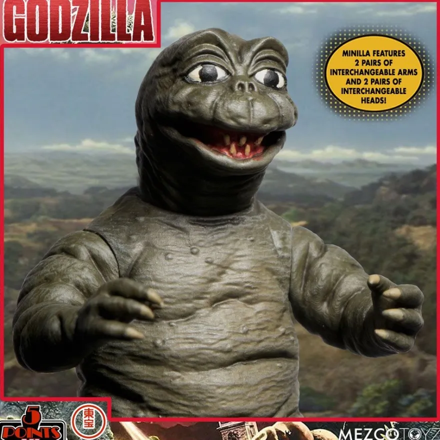 Godzilla: Frankenstein und die Monster aus dem All '5 Points' Actionfiguren Deluxe Box-Set Round 2