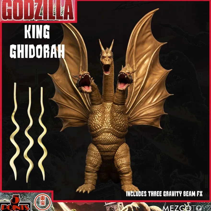 Godzilla: Frankenstein und die Monster aus dem All '5 Points' Actionfiguren Deluxe Box-Set Round 2