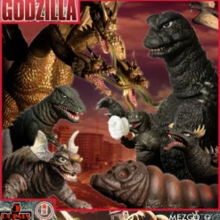 Godzilla: Frankenstein und die Monster aus dem All '5 Points' Actionfiguren Deluxe Box-Set Round 2