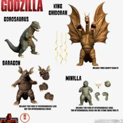 Godzilla: Frankenstein und die Monster aus dem All '5 Points' Actionfiguren Deluxe Box-Set Round 2