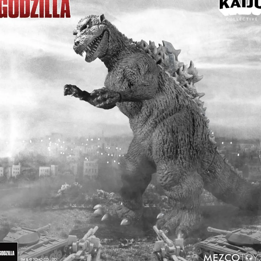 Godzilla (1954) Kaiju Collective Actionfigur Godzilla - Black & White Edition
