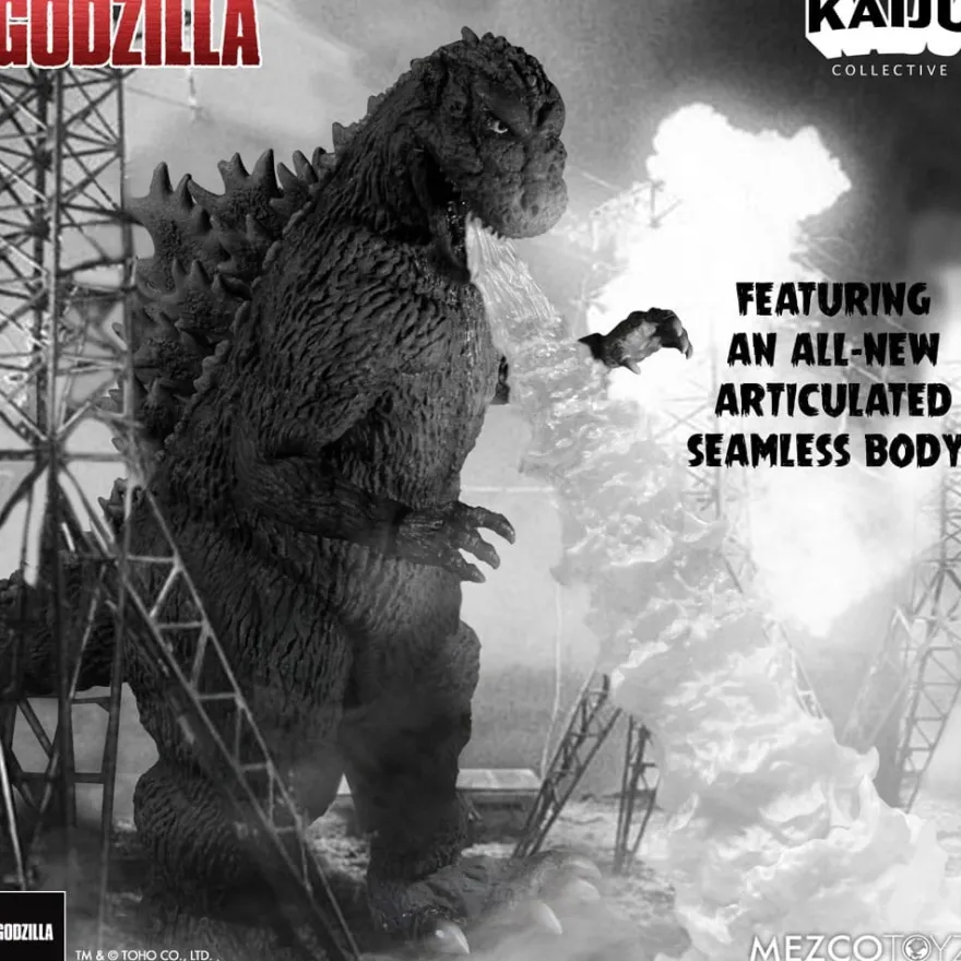 Godzilla (1954) Kaiju Collective Actionfigur Godzilla - Black & White Edition