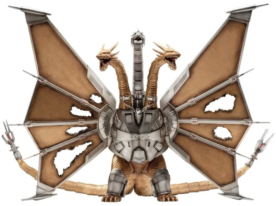 Godzilla vs. King Ghidorah Exquisite Basic Actionfigur Battle Damaged Mecha King Ghidorah 33 cm