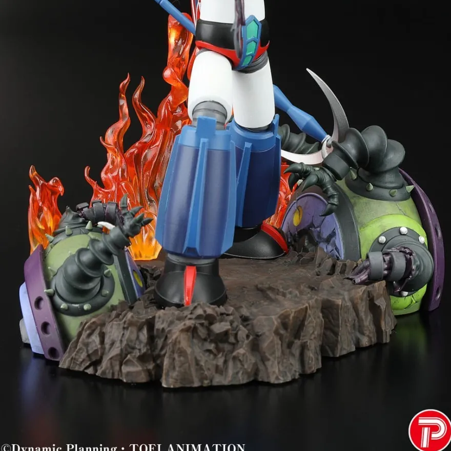 Grendizer Scene Selection 01 PVC Statue Grendizer a cry of Victory 14 cm