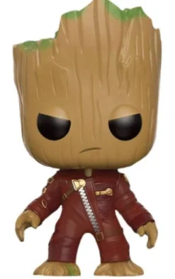 Guardians of the Galaxy Vol. 2 POP! Marvel Vinyl Figur Young Groot in Suit (Angry) 9 cm