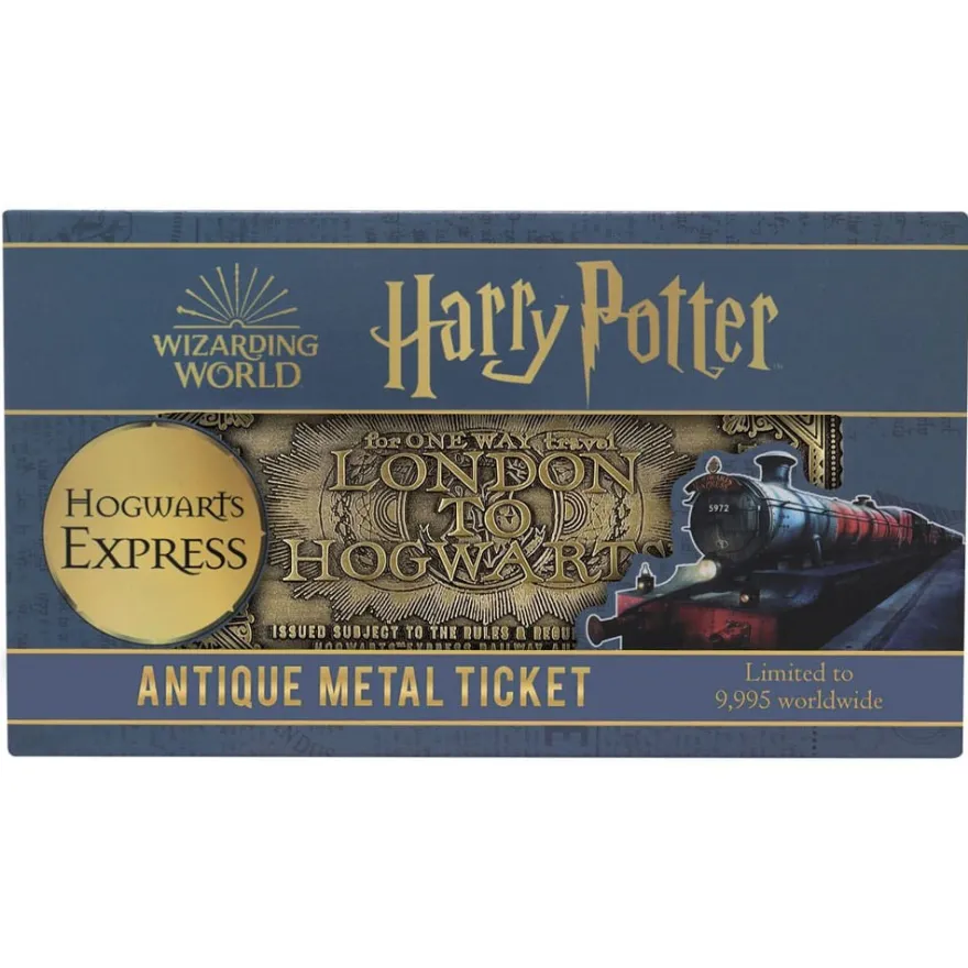 Harry Potter Replik Hogwarts Train Ticket Limited Edition