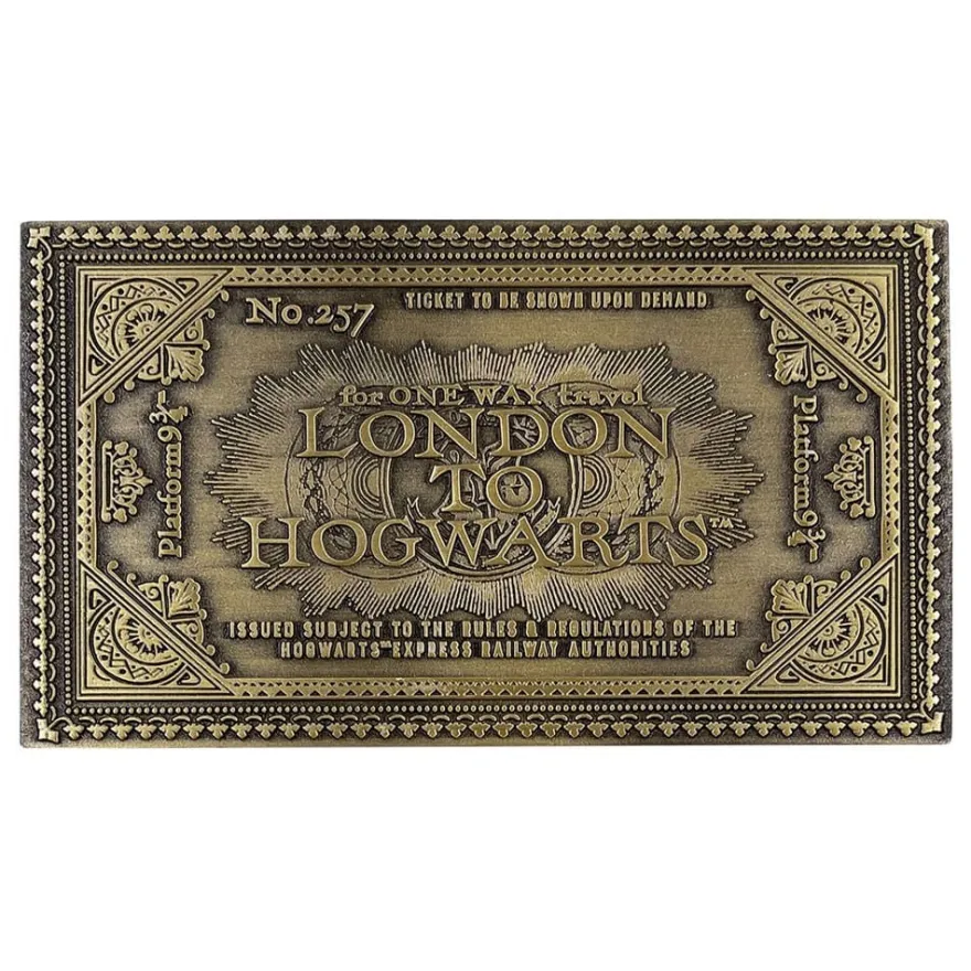 Harry Potter Replik Hogwarts Train Ticket Limited Edition
