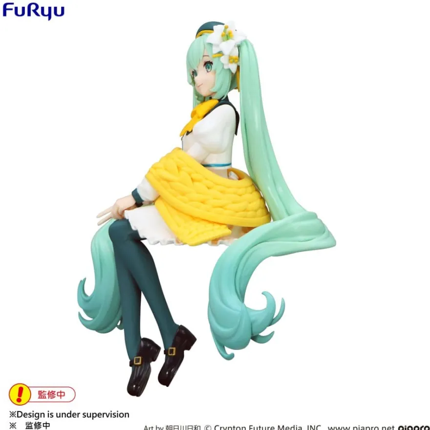 Hatsune Miku Noodle Stopper PVC Statue Flower Fairy Lily White Ver. 14 cm
