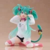 Hatsune Miku PVC Statue Desktop Cute Figure Hatsune Miku Cat Ear T-Shirt Ver. 13 cm