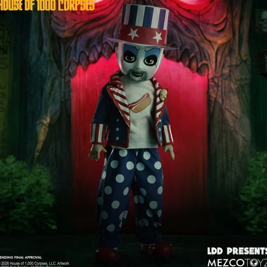 Haus der 1000 Leichen LDD Presents Puppe Captain Spaulding 25 cm