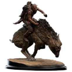 Herr der Ringe Mini Statue Sharkû on Warg 18 cm