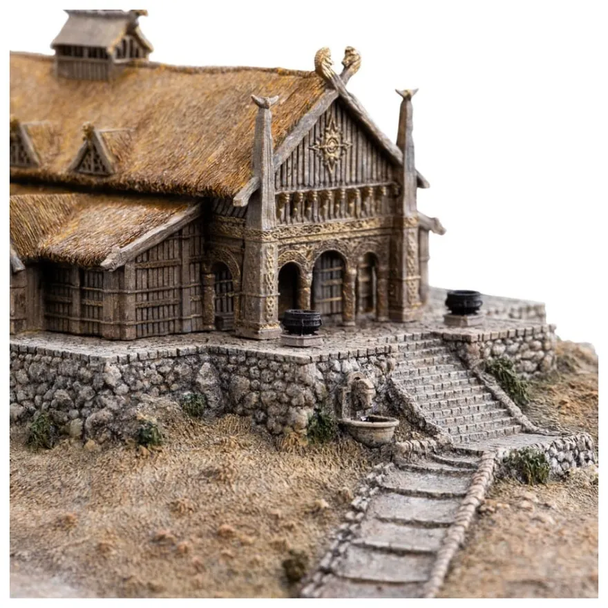 Herr der Ringe Statue The Golden Hall of Edoras