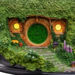 Herr der Ringe Umgebung Hobbit Hole - Bag End - Illuminated Edition 7 cm