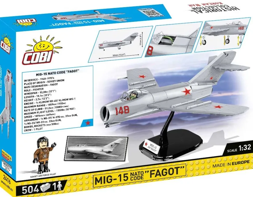 Historical Collection Korea - Mig 15 Nato Code Fagot
