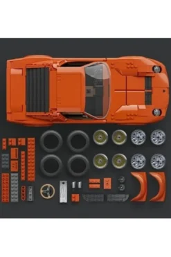 Hot Wheels Premium Mattel Brick Shop Bauset 1/12 Lamborghini Miura P400 SV