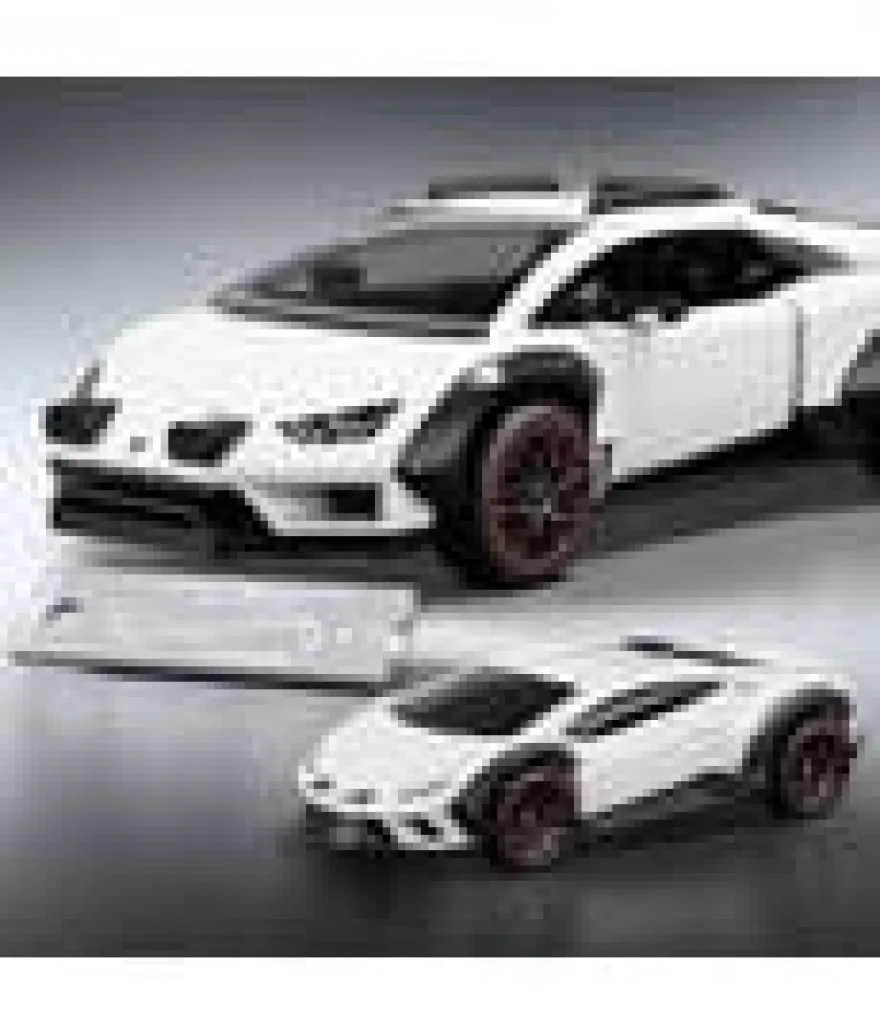 Hot Wheels Speed Mattel Brick Shop Bauset 1/32 Lamborghini Huracán Sterrato
