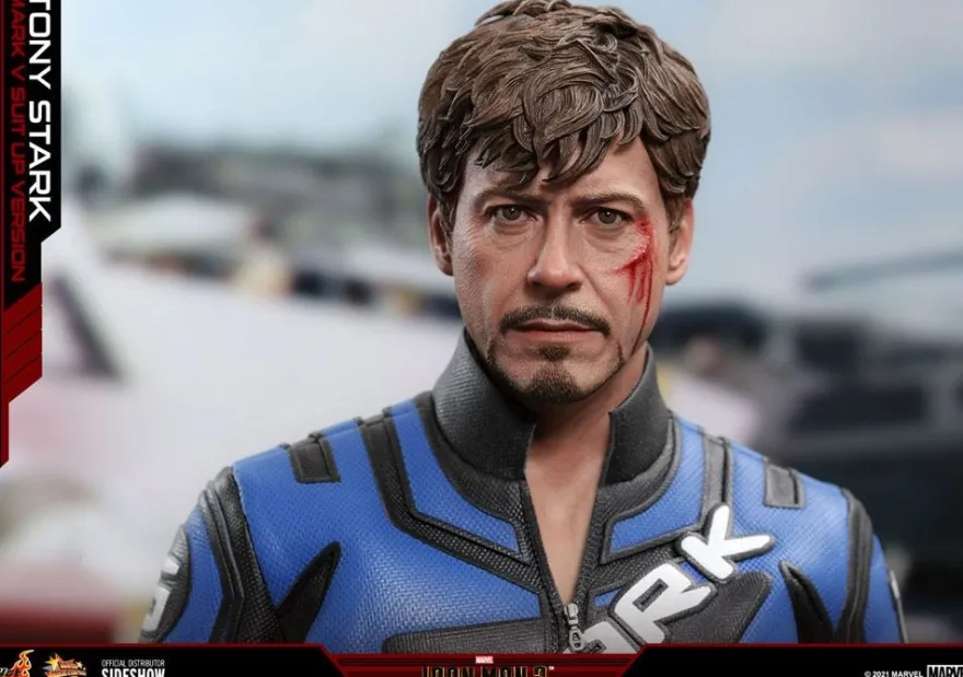 Iron Man 2 Movie Masterpiece Actionfigur 1/6 Tony Stark (Mark V Suit Up Version)