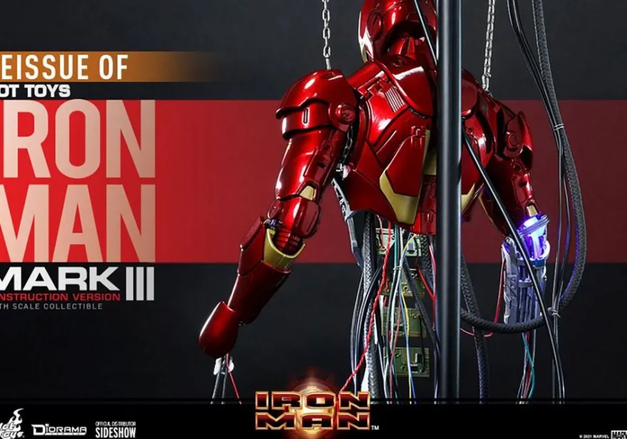 Iron Man Movie Masterpiece Actionfigur 1/6 Iron Man Mark III (Construction Version)
