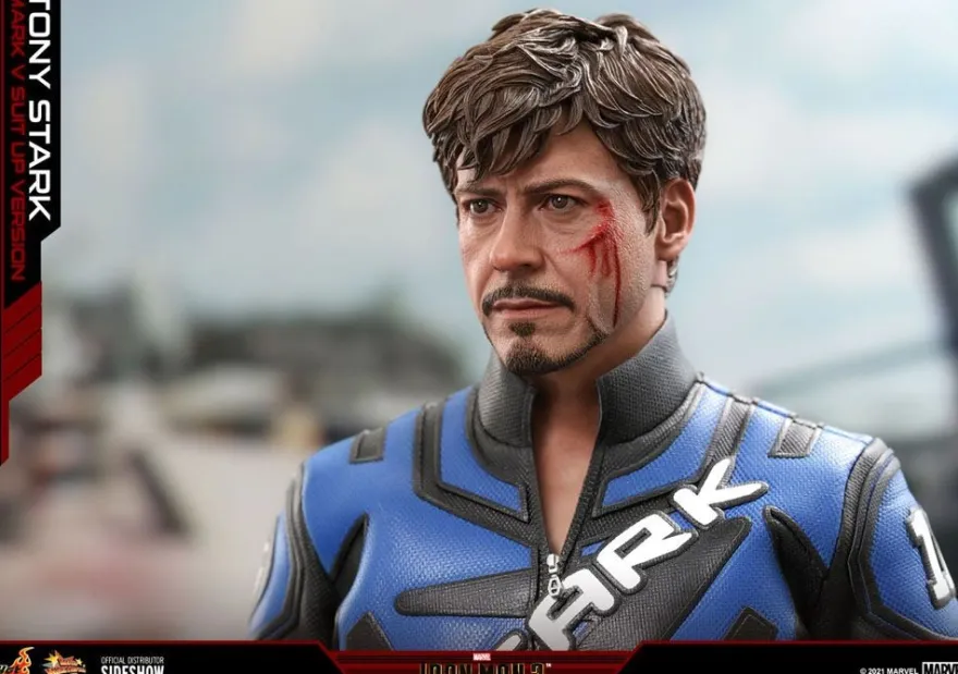 Iron Man 2 Movie Masterpiece Actionfigur 1/6 Tony Stark (Mark V Suit Up Version)