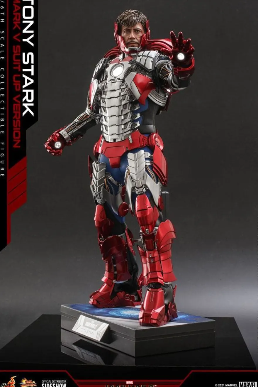 Iron Man 2 Movie Masterpiece Actionfigur 1/6 Tony Stark (Mark V Suit Up Version)