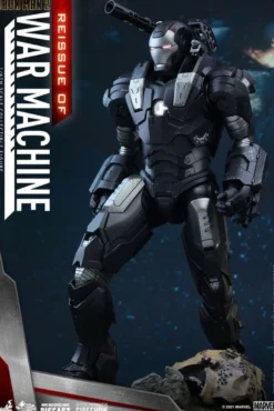 Iron Man 2 Movie Masterpiece Diecast Actionfigur 1/6 War Machine (Reissue)