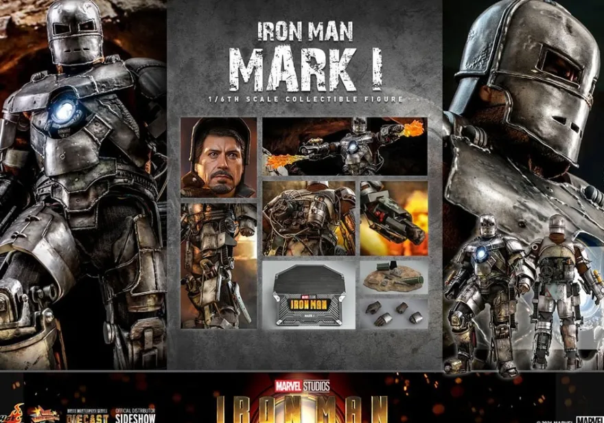 Iron Man Movie Masterpiece Diecast Actionfigur 1/6 Iron Man Mark I