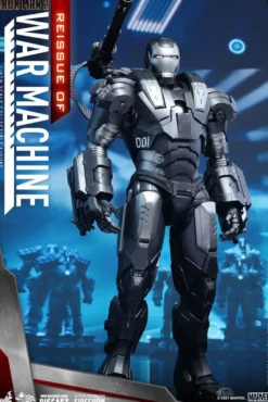Iron Man 2 Movie Masterpiece Diecast Actionfigur 1/6 War Machine (Reissue)