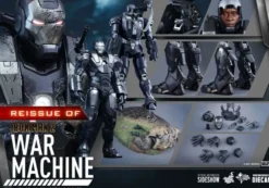 Iron Man 2 Movie Masterpiece Diecast Actionfigur 1/6 War Machine (Reissue)