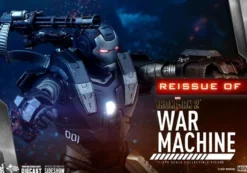 Iron Man 2 Movie Masterpiece Diecast Actionfigur 1/6 War Machine (Reissue)