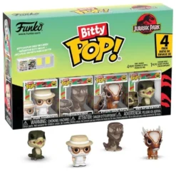 Jurassic Park Bitty POP! Vinyl Figuren 4er-Pack Series 2 2,5 cm