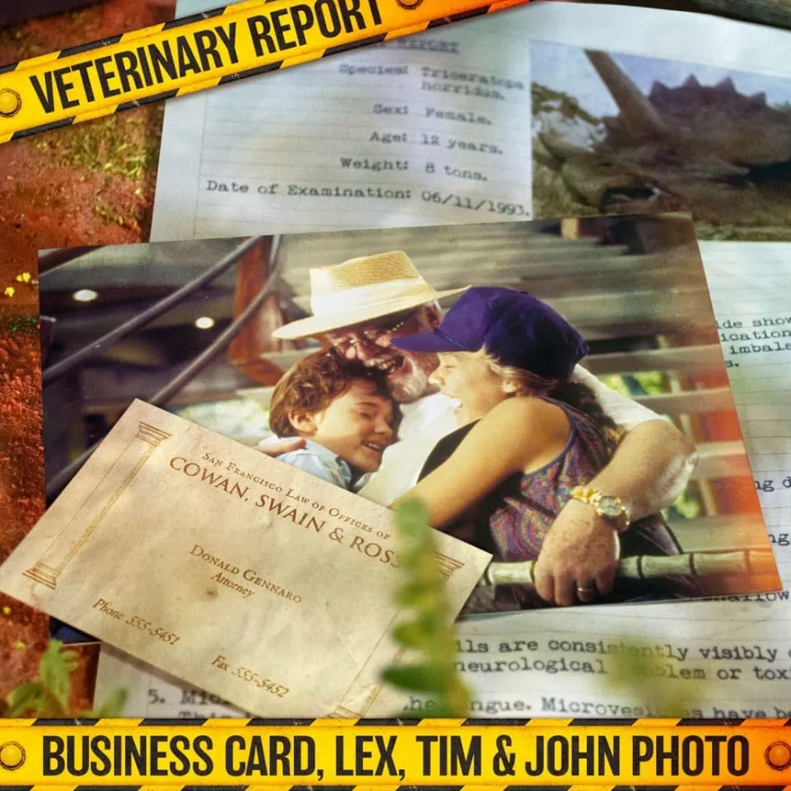Jurassic Park Geschenkbox The Lost Memories Kit