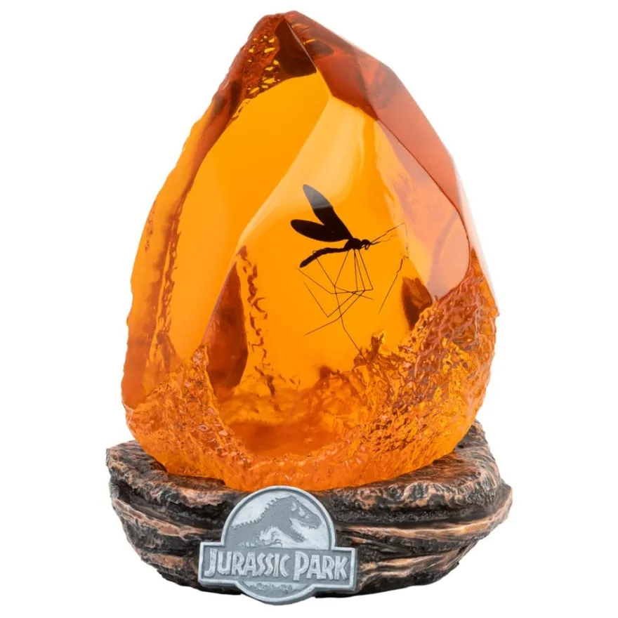 Jurassic Park Lampe mit USB-C Amber