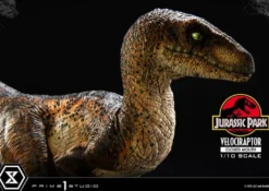 Jurassic Park Prime Collectibles Statue 1:10 Velociraptor Closed Mouth 19 cm