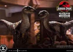 Jurassic Park Prime Collectibles Statue 1:10 Velociraptor Closed Mouth 19 cm