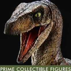 Jurassic Park Prime Collectibles Statue 1:10 Velociraptor Jump 21 cm