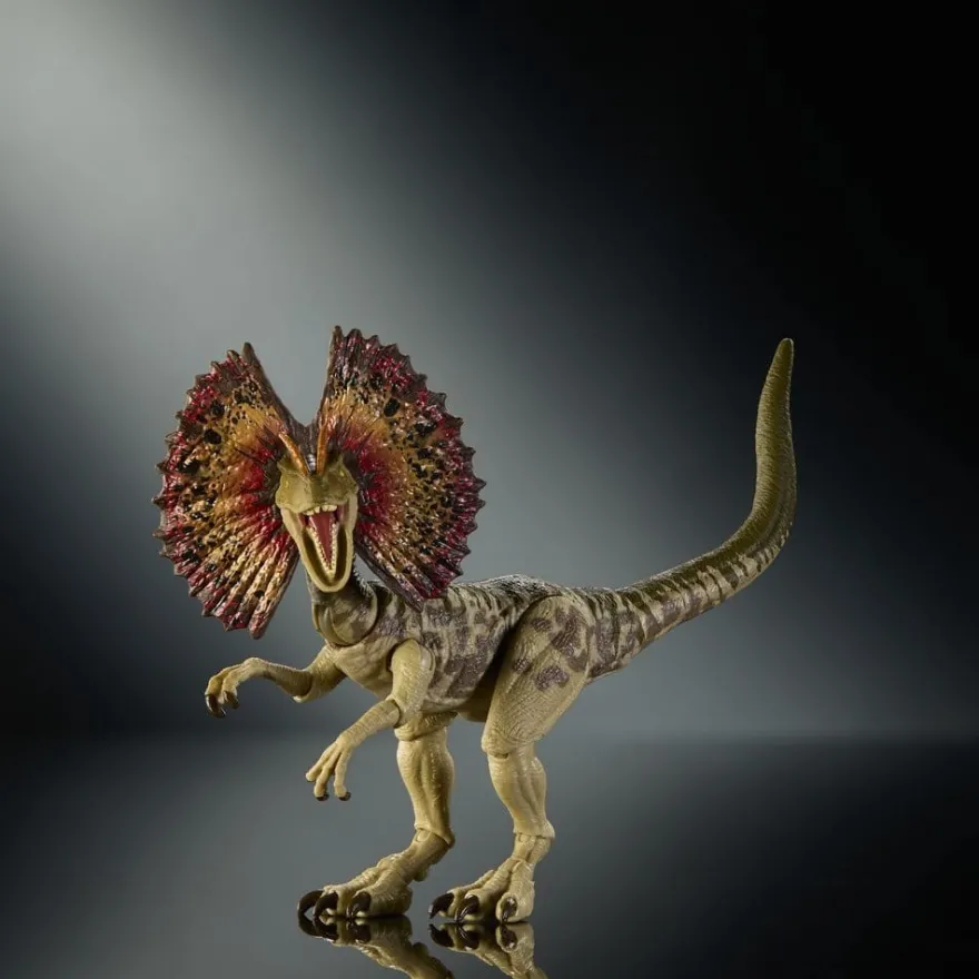 Jurassic World: Die Wiedergeburt Hammond Collection Actionfigur Dilophosaurus