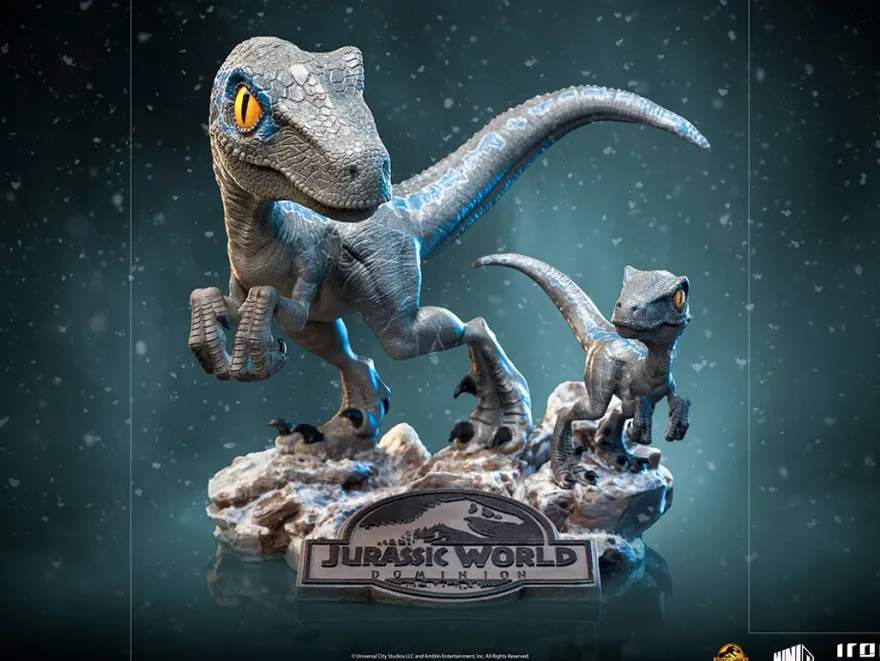 Jurassic World: Dominion Minico PVC Figur Blue & Beta