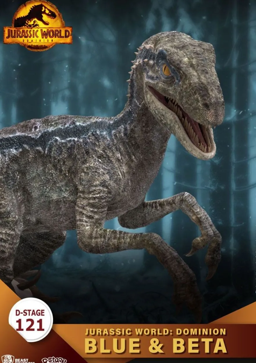 Jurassic World: Ein neues Zeitalter D-Stage Diorama Statue Blue & Beta