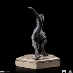 Jurassic World Icons Statue Velociraptor Blue