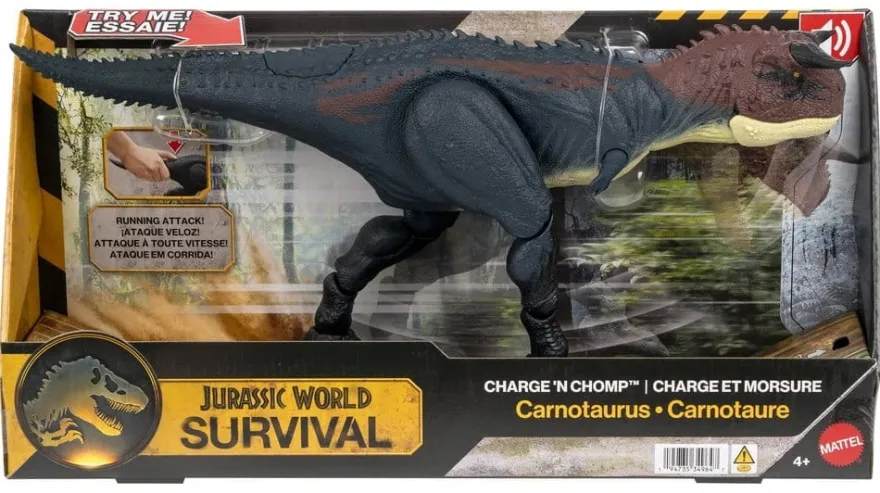 Jurassic World: Survival Actionfigur Charge 'N Chomp Carnotaurus
