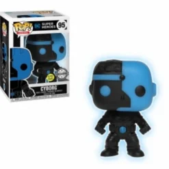 Justice League Funko Pop! Vinylfigur Cyborg (Silhouette) Glow-In-The-Dark 95 Exclusive
