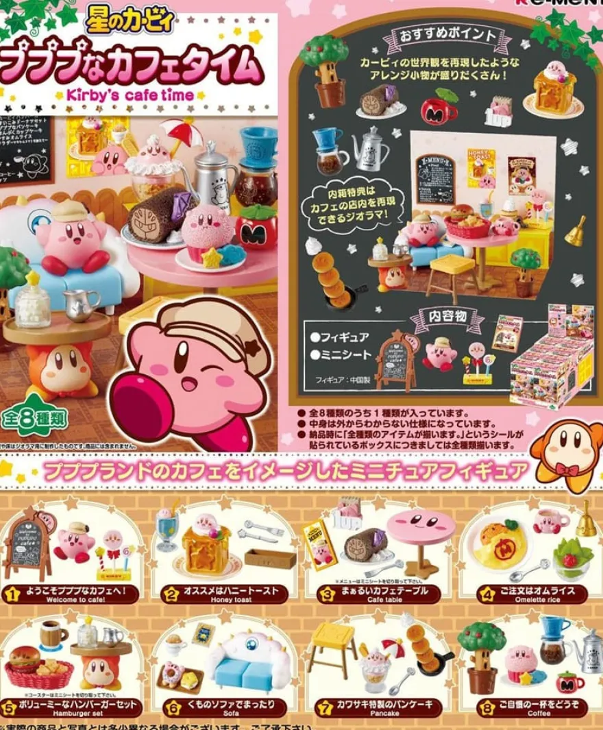 Kirby Minifiguren 6 cm Kirby's Café Time Display (8)