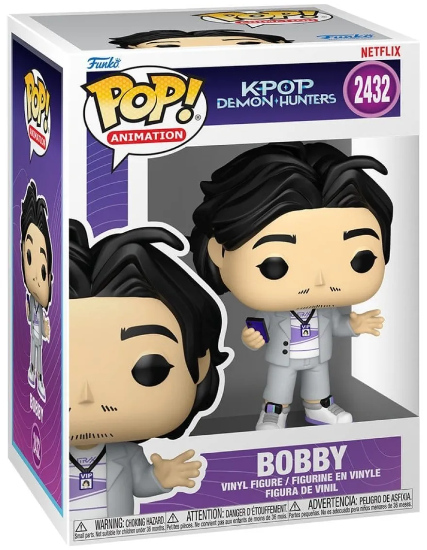 KPop Demon Hunters POP! Animation Vinyl Figur Bobby 9 cm